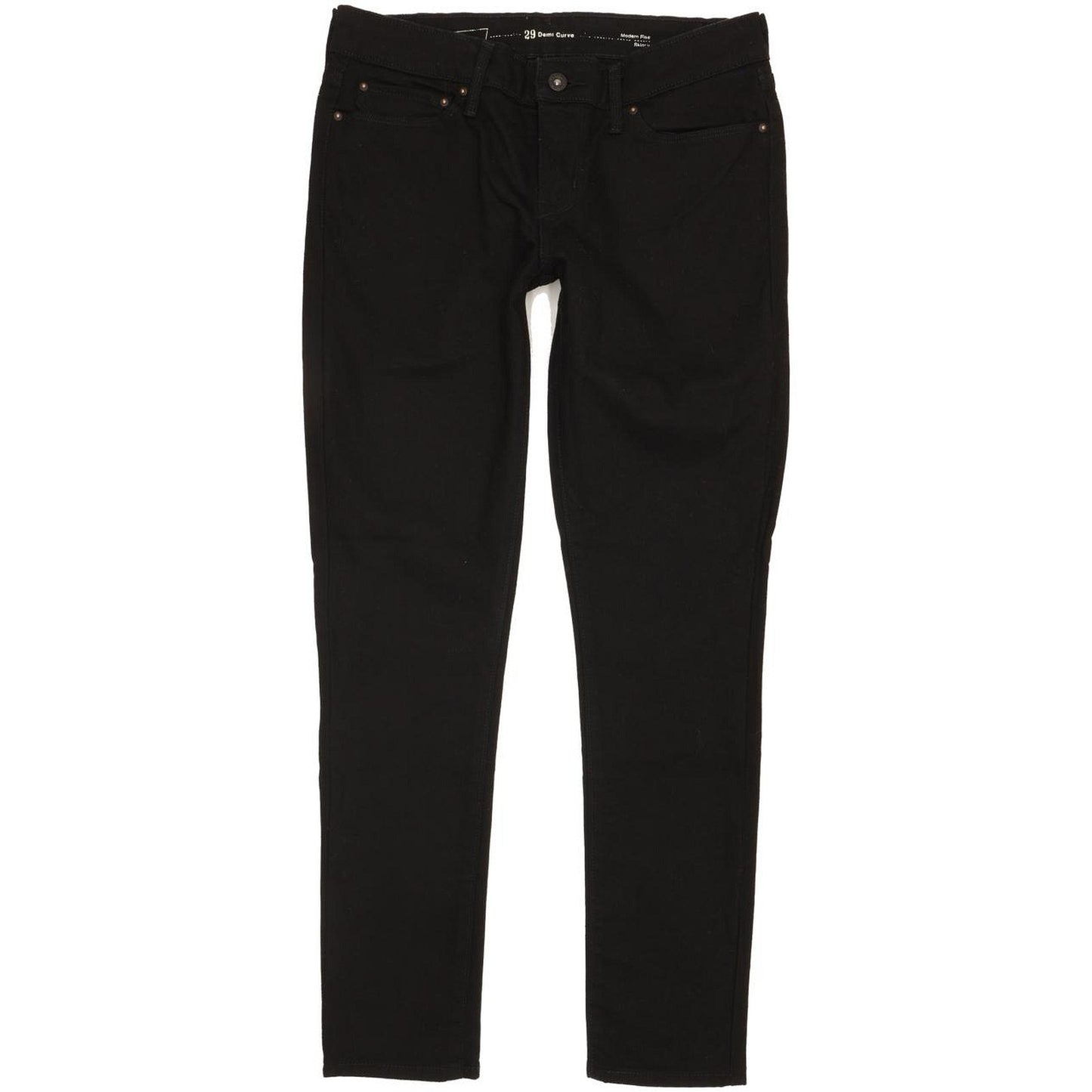 Levi's Demi Curve Women Black Skinny Slim Stretch Jeans W29 L29