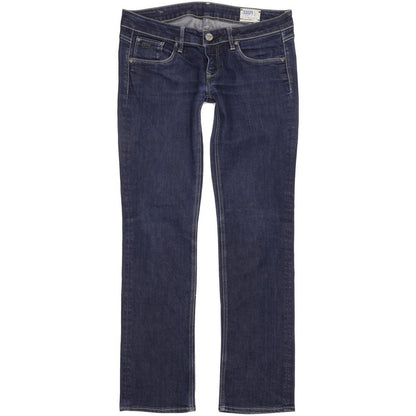G-Star 3301 Women Blue Straight Slim Jeans W31 L31