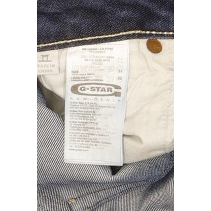 G-Star 3301 Women Blue Straight Slim Jeans W31 L31