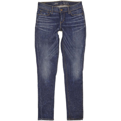 Levi's Demi Curve Women Blue Straight Slim Stretch Jeans W26 L30