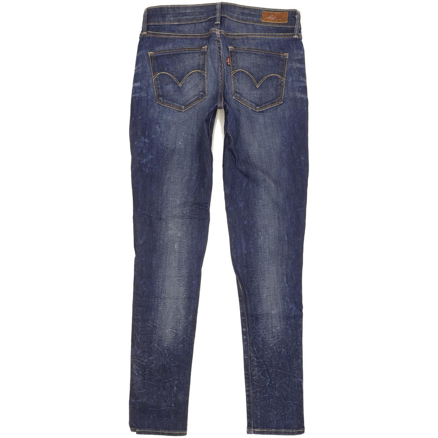 Levi's Demi Curve Women Blue Straight Slim Stretch Jeans W26 L30