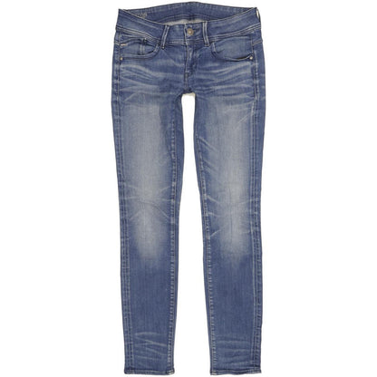 G-Star Lynn Mid Women Blue Skinny Slim Stretch Jeans W29 L32