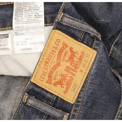 Levi's 505 Men Blue Straight Regular Jeans W39 L29
