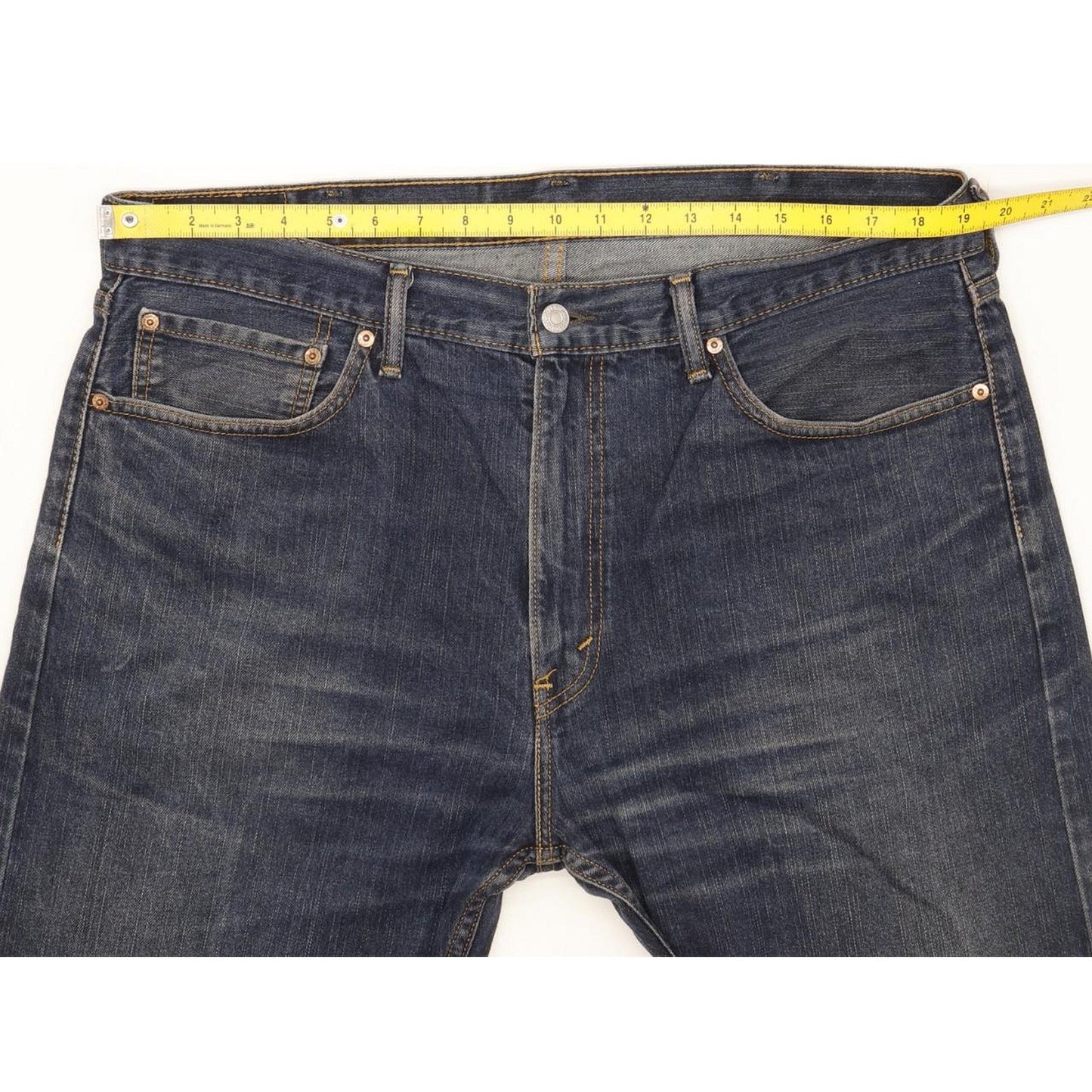 Levi's 505 Men Blue Straight Regular Jeans W39 L29