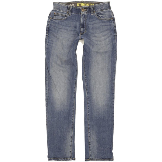 Lee Men Blue Tapered Regular Stretch Jeans W31 L34