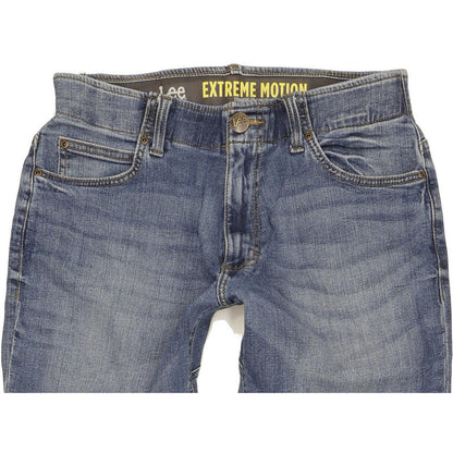 Lee Men Blue Tapered Regular Stretch Jeans W31 L34