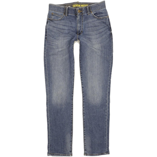Lee Men Blue Tapered Regular Stretch Jeans W32 L34