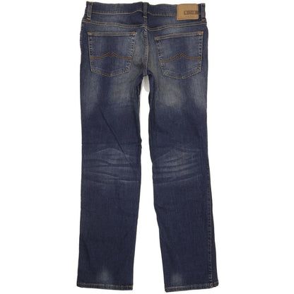 Mustang Idaho Men Blue Straight Regular Stretch Jeans W36 L34