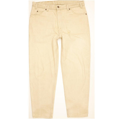 Levi's 550 Made in USA Men Beige Tapered Relaxed Jeans W38 L30