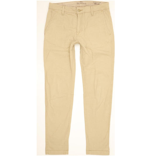 Levi's Men Beige Tapered Regular Chino Stretch Jeans W30 L31