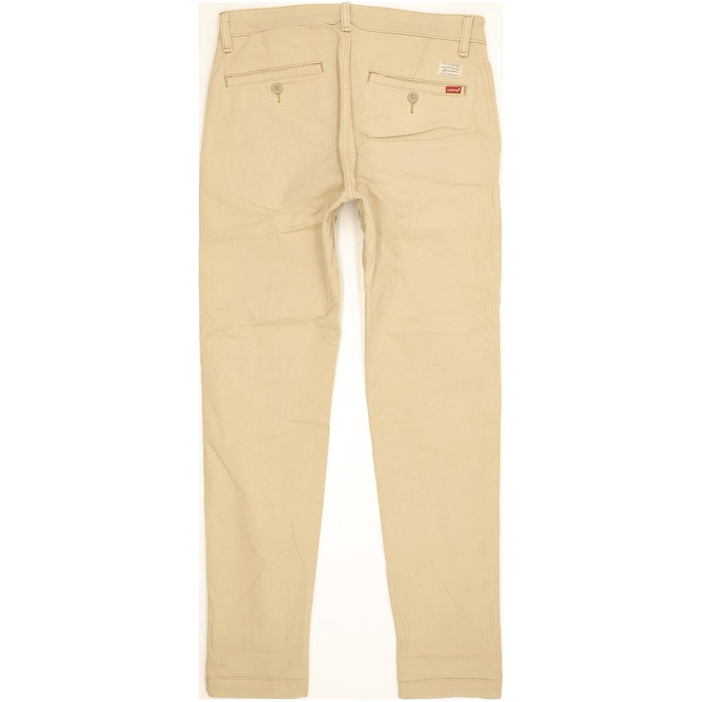 Levi's Men Beige Tapered Regular Chino Stretch Jeans W30 L31