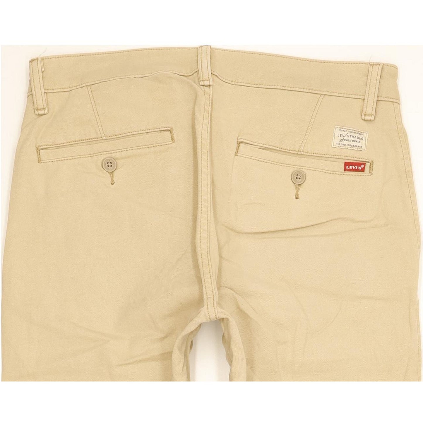 Levi's Men Beige Tapered Regular Chino Stretch Jeans W30 L31