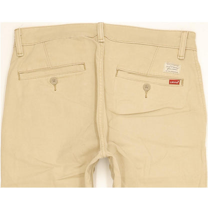 Levi's Men Beige Tapered Regular Chino Stretch Jeans W30 L31