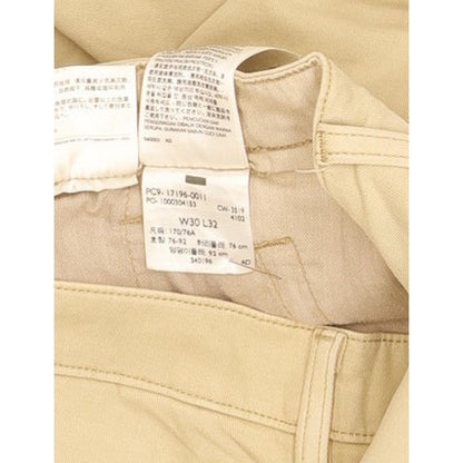 Levi's Men Beige Tapered Regular Chino Stretch Jeans W30 L31
