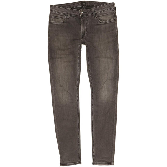 Lee Malone Women Black Skinny Slim Stretch Jeans W32 L31