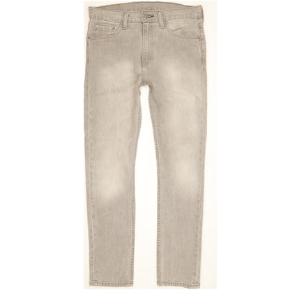 Levi's 510 Men Grey Skinny Slim Stretch Jeans W32 L31