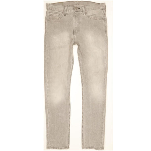 Levi's 510 Men Grey Skinny Slim Stretch Jeans W32 L31