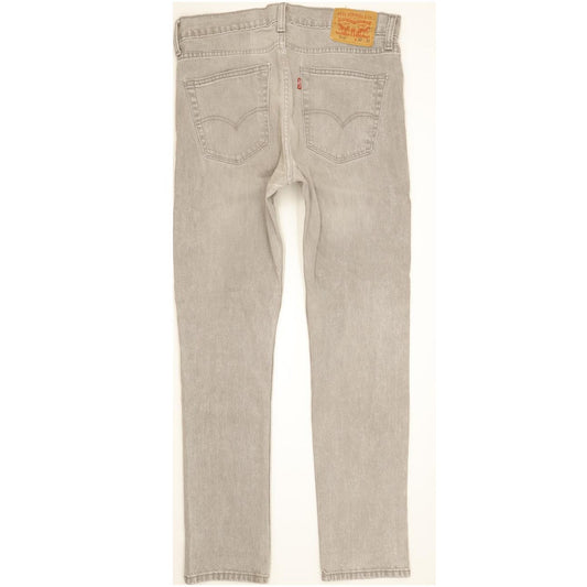 Levi's 510 Men Grey Skinny Slim Stretch Jeans W32 L31