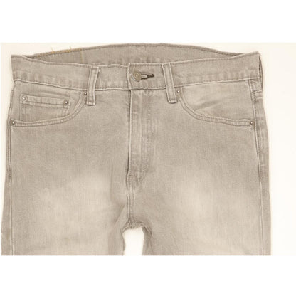 Levi's 510 Men Grey Skinny Slim Stretch Jeans W32 L31