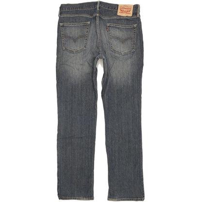 Levi's 514 Men Blue Straight Slim Stretch Jeans W33 L32