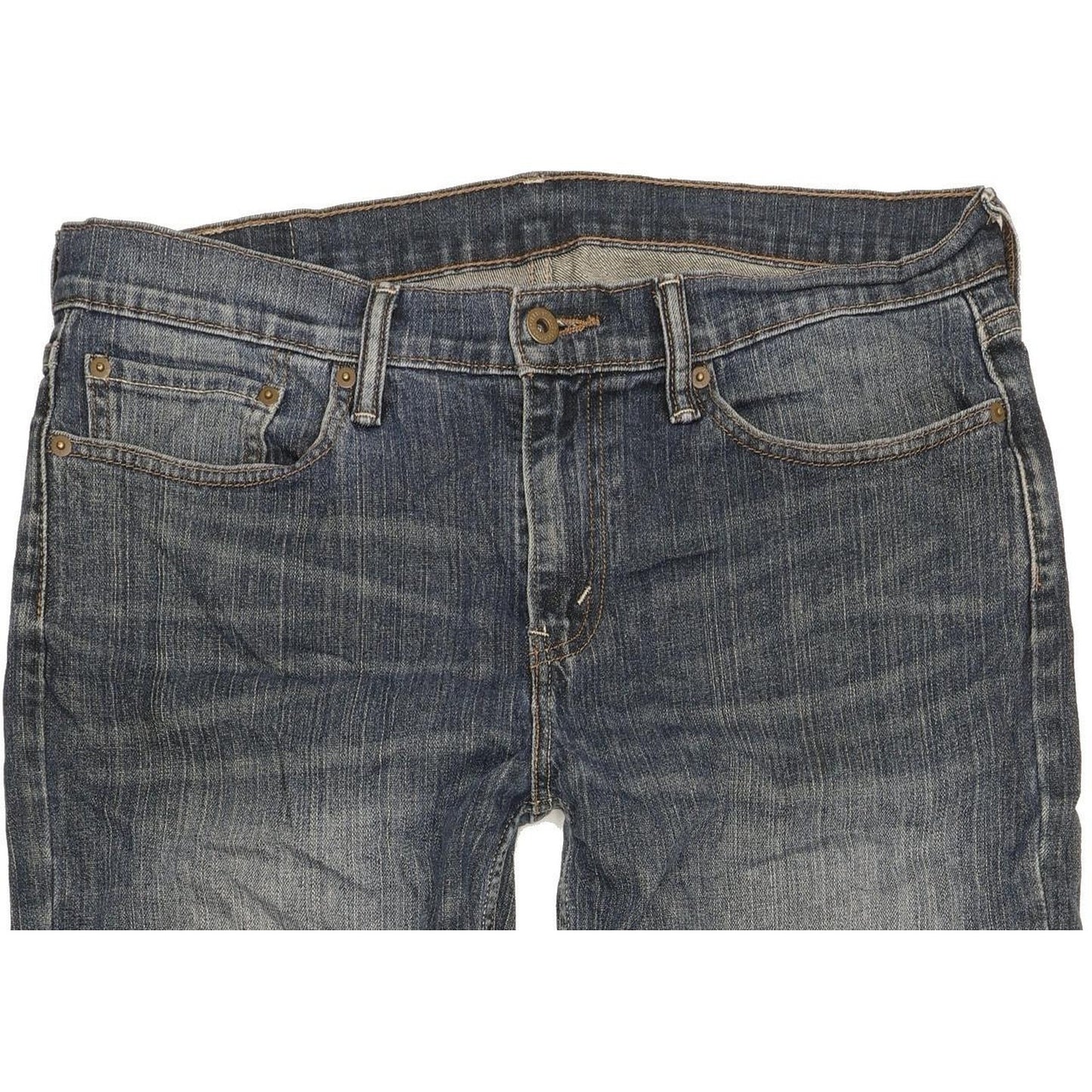 Levi's 514 Men Blue Straight Slim Stretch Jeans W33 L32
