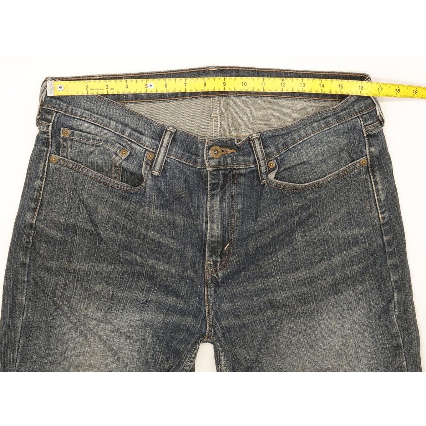 Levi's 514 Men Blue Straight Slim Stretch Jeans W33 L32