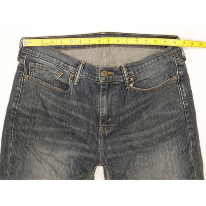 Levi's 514 Men Blue Straight Slim Stretch Jeans W33 L32