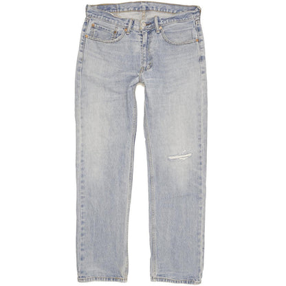 Levi's 505 Men Blue Straight Regular Jeans W34 L31