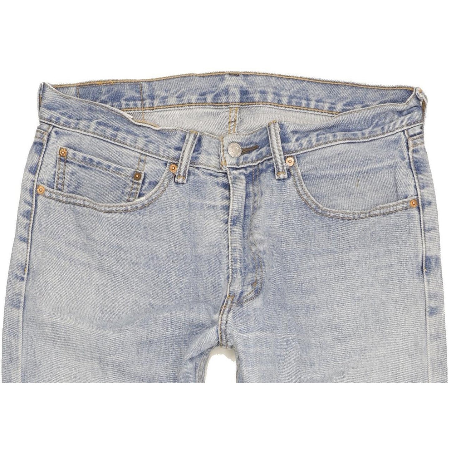 Levi's 505 Men Blue Straight Regular Jeans W34 L31