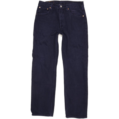 Levi's 501 Men Navy Straight Regular Jeans W32 L30