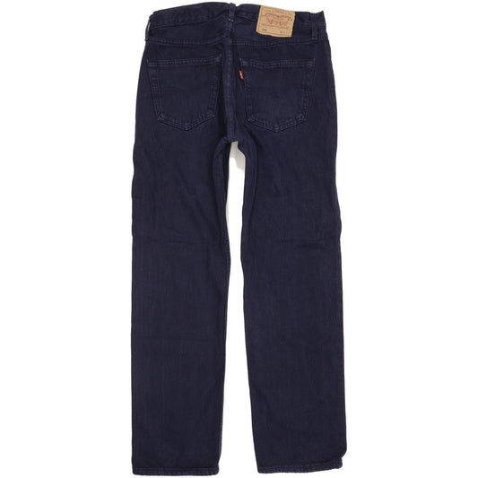Levi's 501 Men Navy Straight Regular Jeans W32 L30