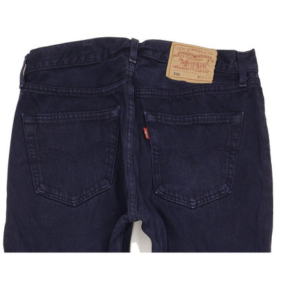Levi's 501 Men Navy Straight Regular Jeans W32 L30