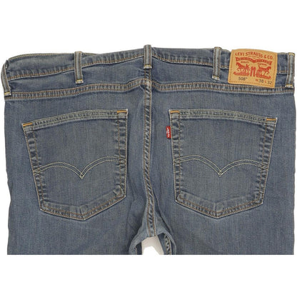 Levi's 508 Men Blue Straight Slim Stretch Jeans W38 L30