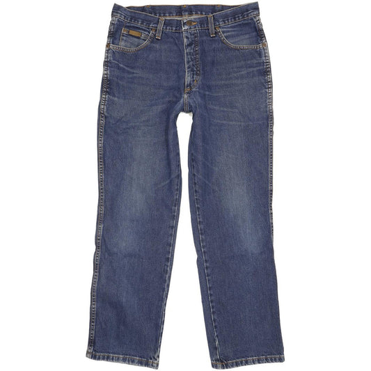 Wrangler Ohio Men Blue Straight Regular Jeans W34 L30