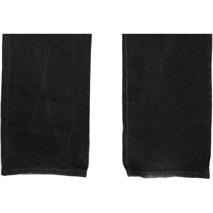 Levi's 505 Men Black Straight Regular Jeans W37 L35