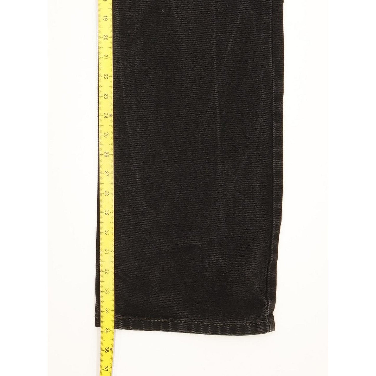Levi's 505 Men Black Straight Regular Jeans W37 L35