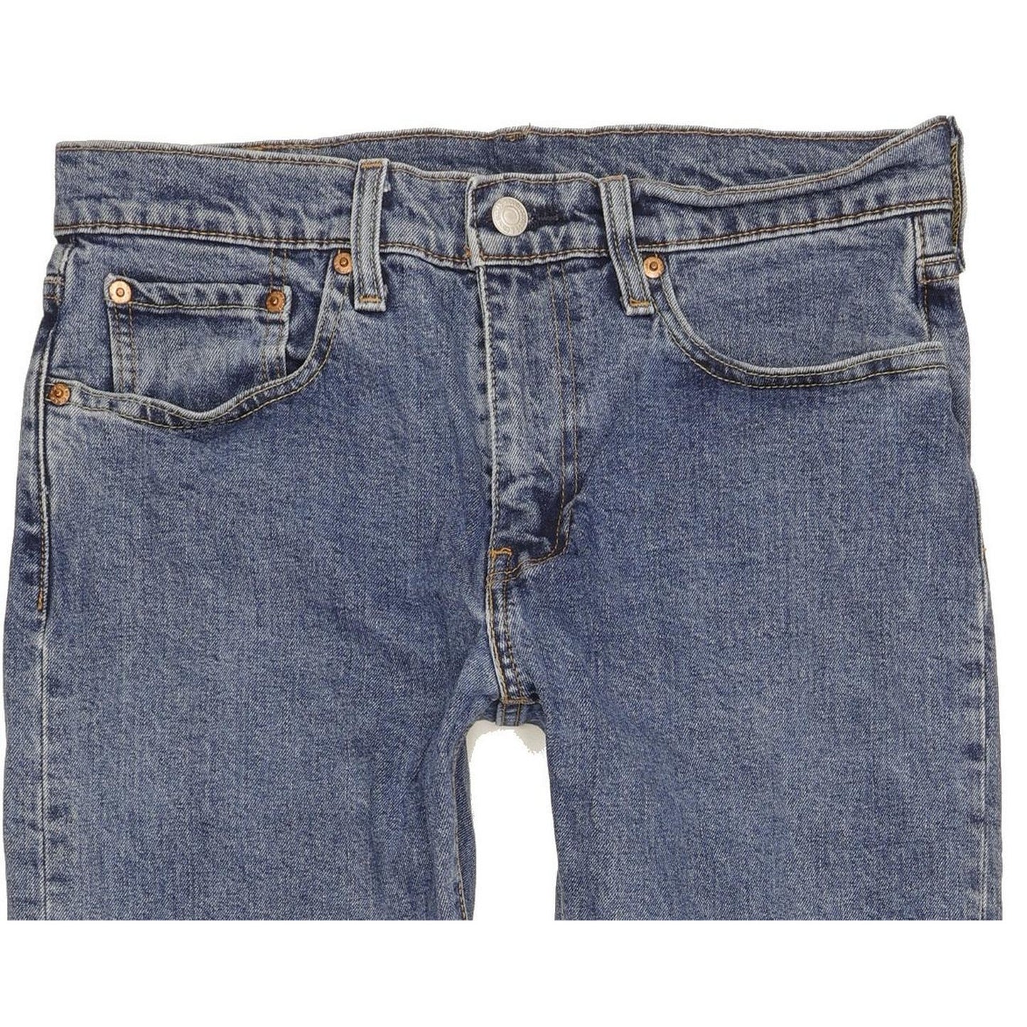 Levi's 502 Men Blue Tapered Slim Stretch Jeans W31 L28