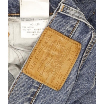 Levi's 502 Men Blue Tapered Slim Stretch Jeans W31 L28