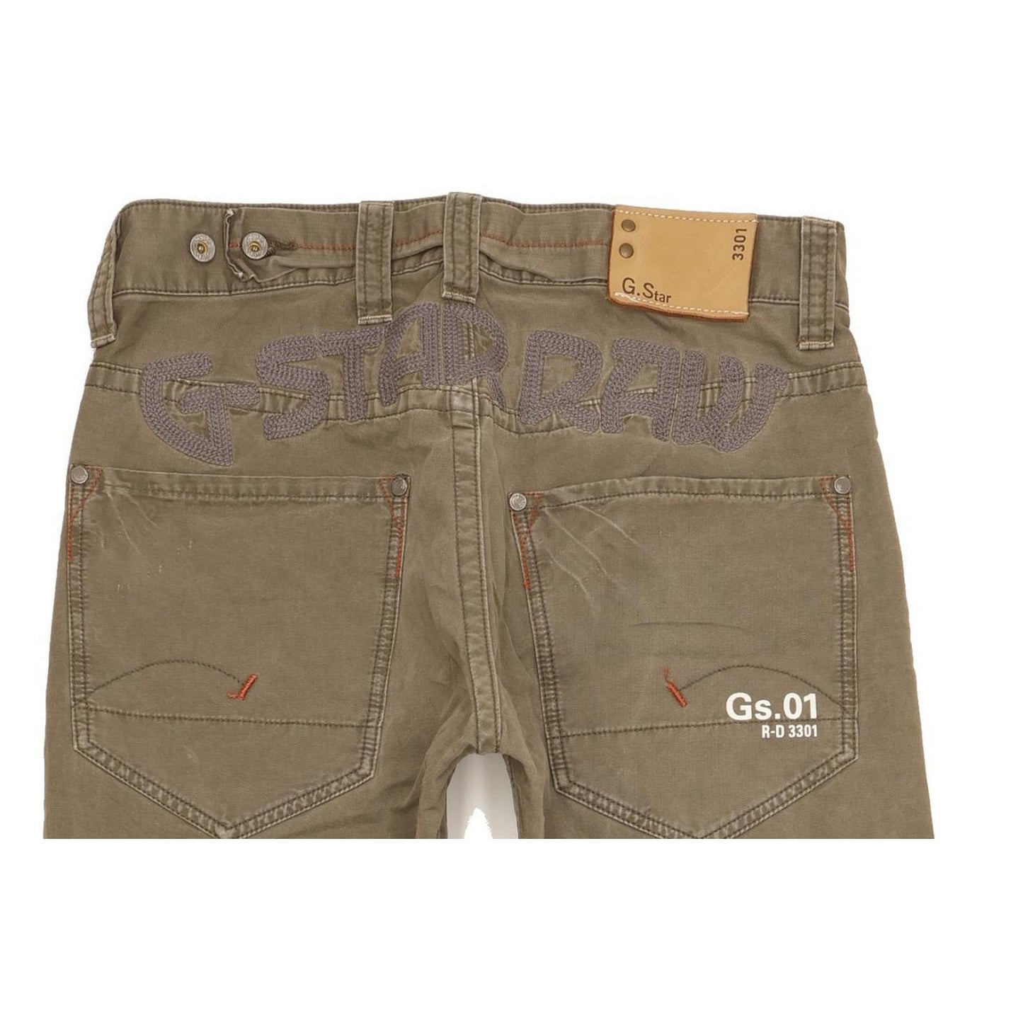 G-Star Radar Jack Men Khaki Straight Regular Jeans W30 L32