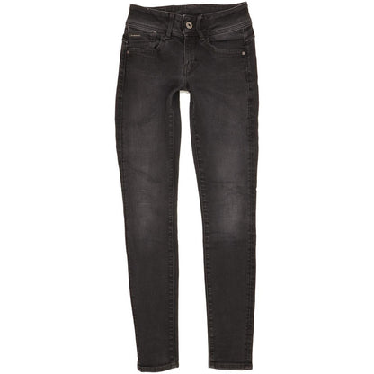 G-Star Lynn Women Black Skinny Slim Stretch Jeans W26 L31