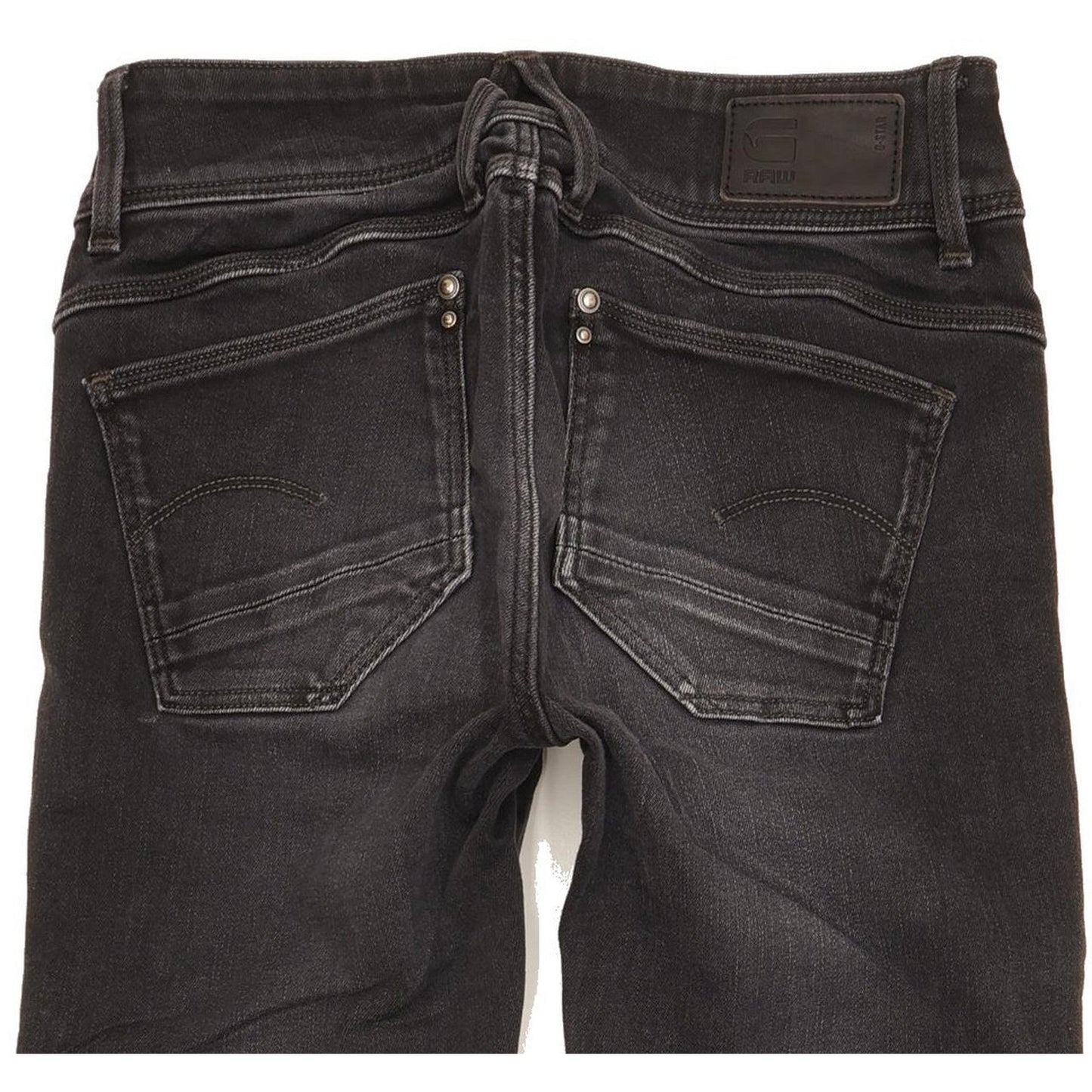 G-Star Lynn Women Black Skinny Slim Stretch Jeans W26 L31