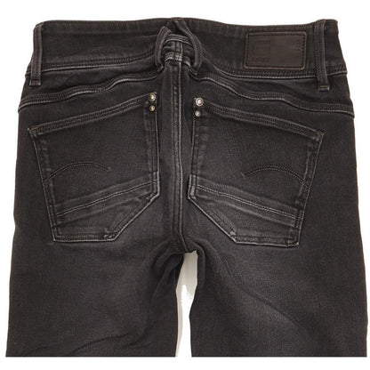 G-Star Lynn Women Black Skinny Slim Stretch Jeans W26 L31