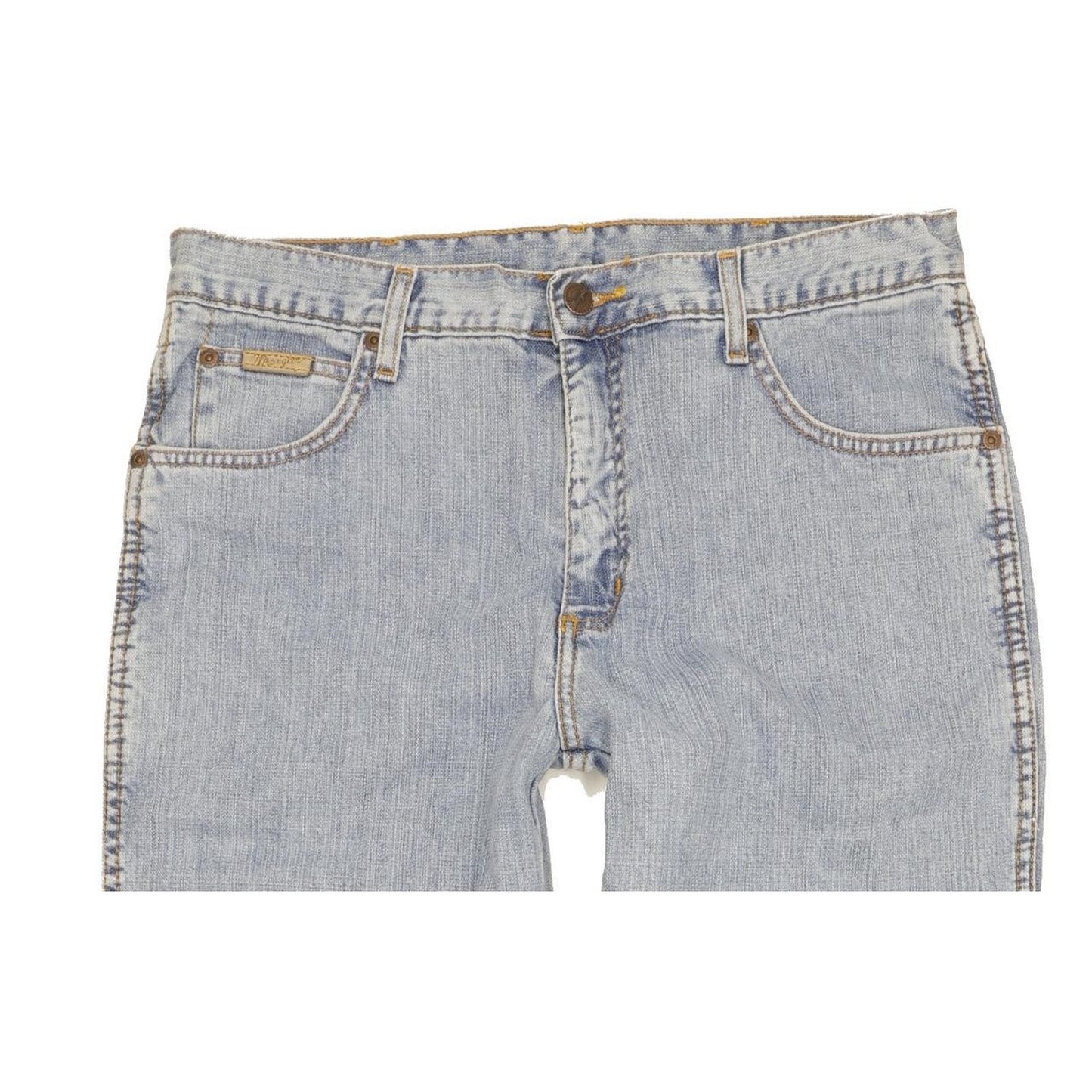 Wrangler Texas Men Blue Straight Regular Jeans W33 L34