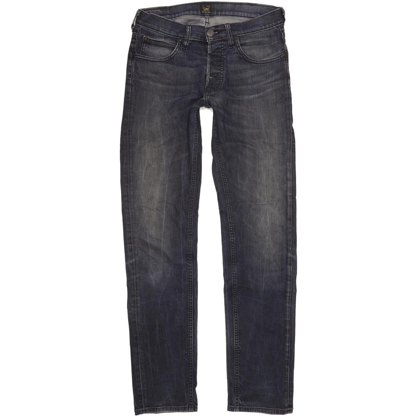 Lee Daren Men Navy Straight Slim Stretch Jeans W30 L34