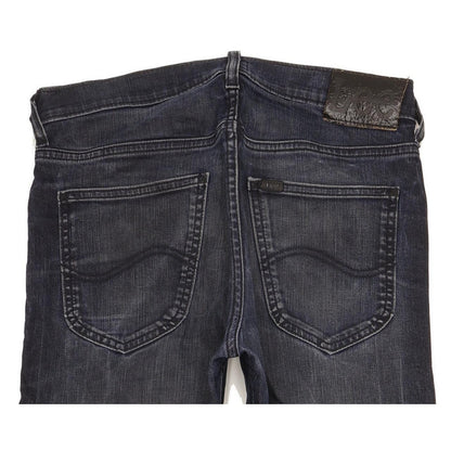 Lee Daren Men Navy Straight Slim Stretch Jeans W30 L34