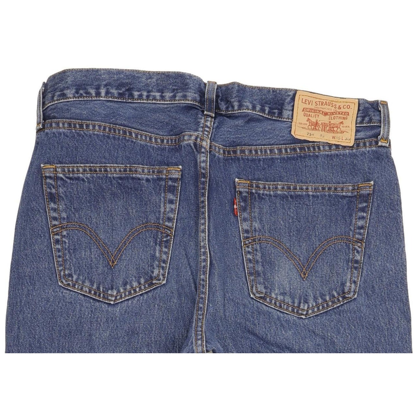 Levi's 751 Men Blue Straight Regular Jeans W36 L29