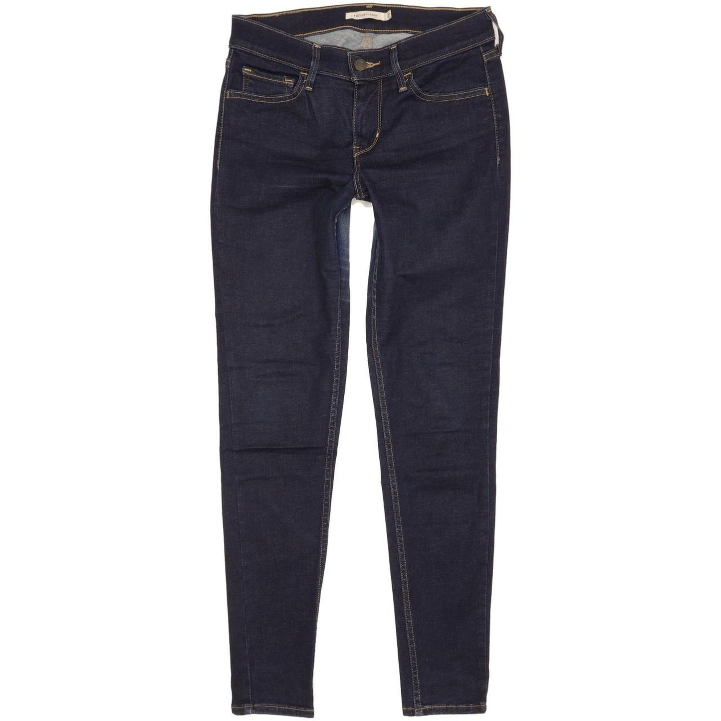 Levi's 710 Super Women Blue Skinny Slim Stretch Jeans W27 L28