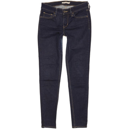 Levi's 710 Super Women Blue Skinny Slim Stretch Jeans W27 L28