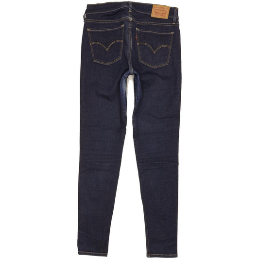 Levi's 710 Super Women Blue Skinny Slim Stretch Jeans W27 L28