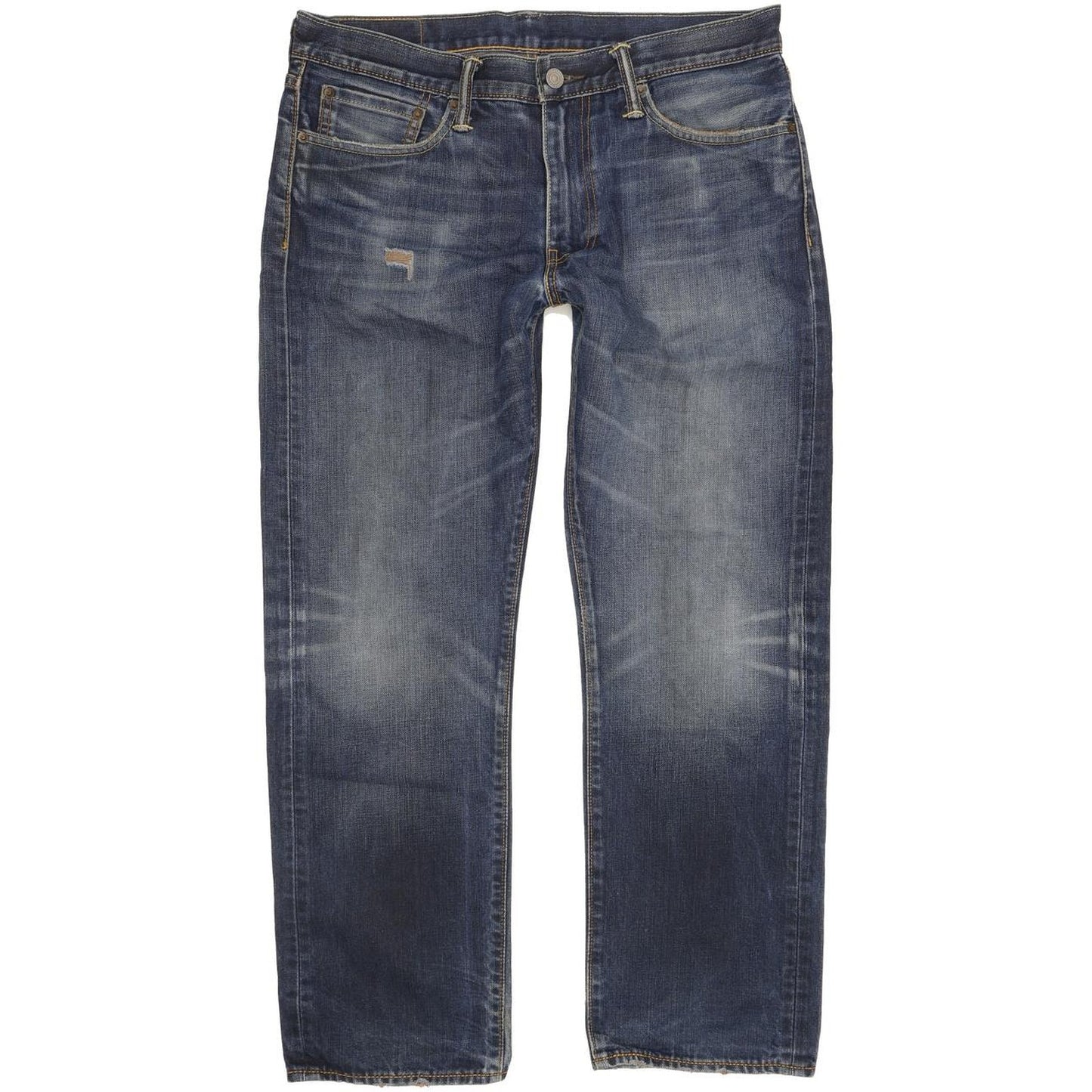 Levi's 504 Men Blue Straight Regular Jeans W34 L29